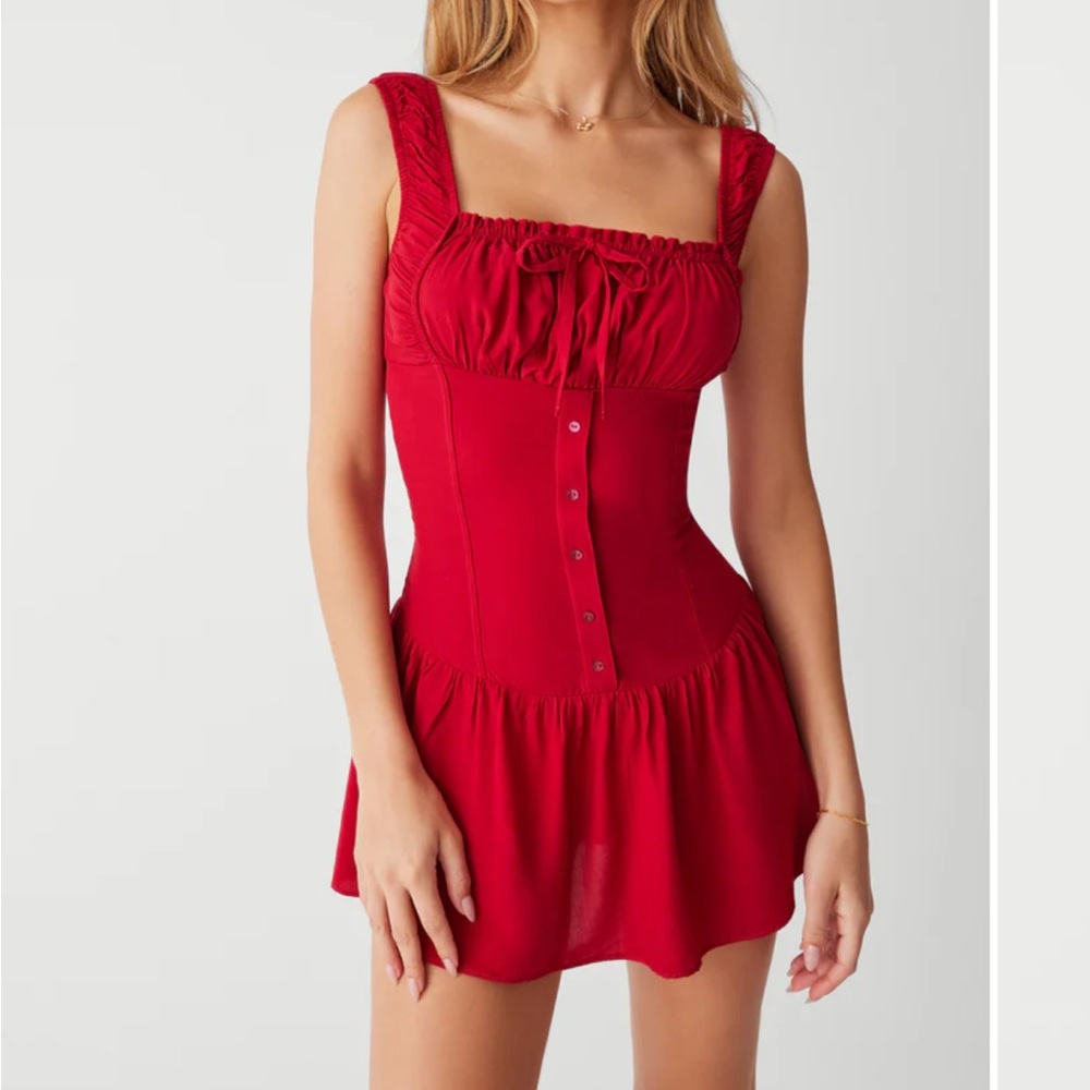 Frankie’s Bikinis Red Dress